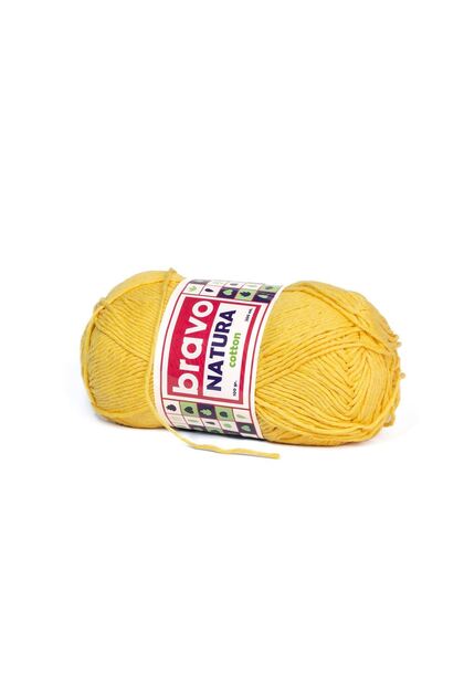 Natura Cotton Dark Yellow 705 Cotton Yarn 100Gr 200m
