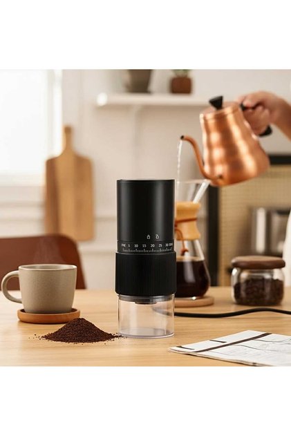 Portable electric coffee grinder – fast and precise grinding anywhere
