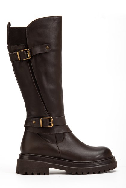 Genuine Leather Women's Winter Boots, Sizes 35-36 to 41-42-43