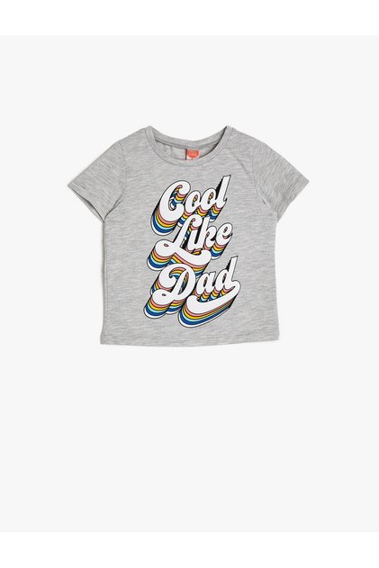 Gray Baby Boy T-Shirt 0YMB18083OK