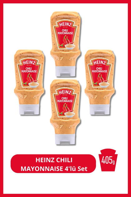 Hot Chili Acılı Mayonez 405 g 4'lü Set