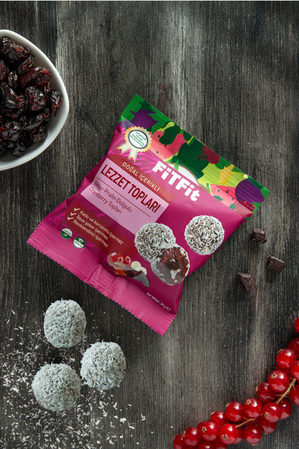 FitFit Lezzet Topu Mix Paket | Dolgulu Hurma Meyve Topları Doğal
