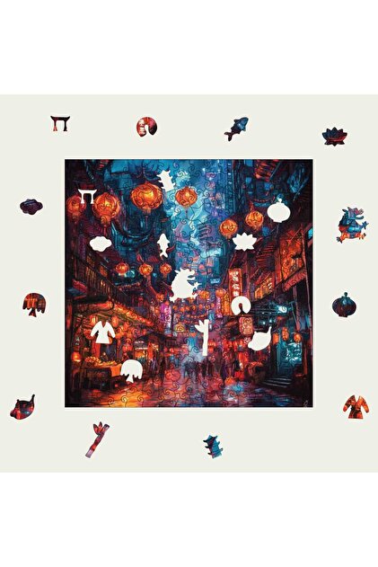 Timber Scent Çin Sokağı Ahşap Puzzle - Fiyatı, Yorumları