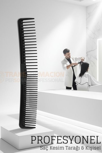 Hairdresser Hair Cutting Comb - Professional Slant Design Barber Cutting Comb 722380