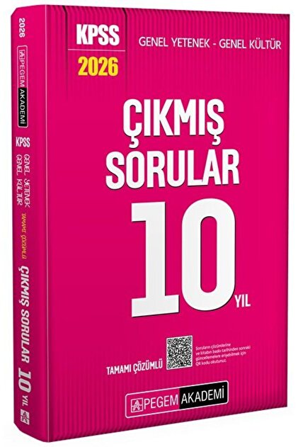 Pegem Akademi Yayıncılık Pegem 2026 KPSS Genel Yetenek Genel ...