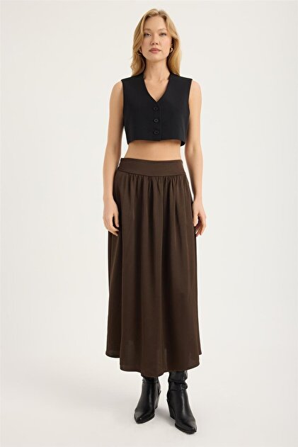 Long Skirt with 2 Pockets