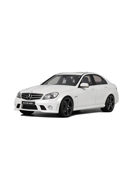 Gtspirit 1:18 Ölçek 2007 Mercedes Benz C63 AMG Diamond White Resin