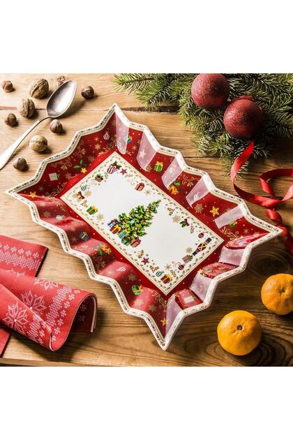 Porcelain Presentation Plate 35 X 23 cm