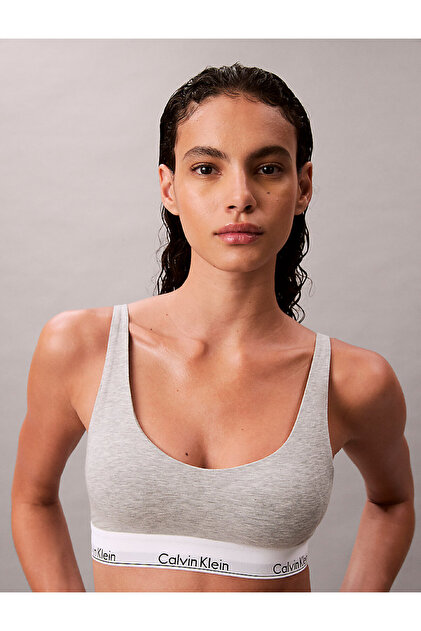Kadın Icon Cotton Modal Gri Sütyen
