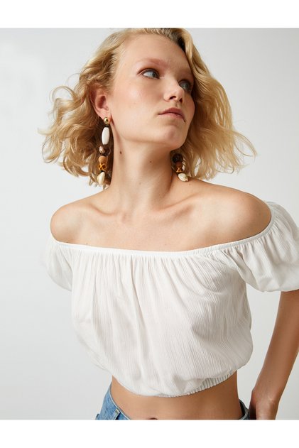 Crop Blouse Off Shoulder