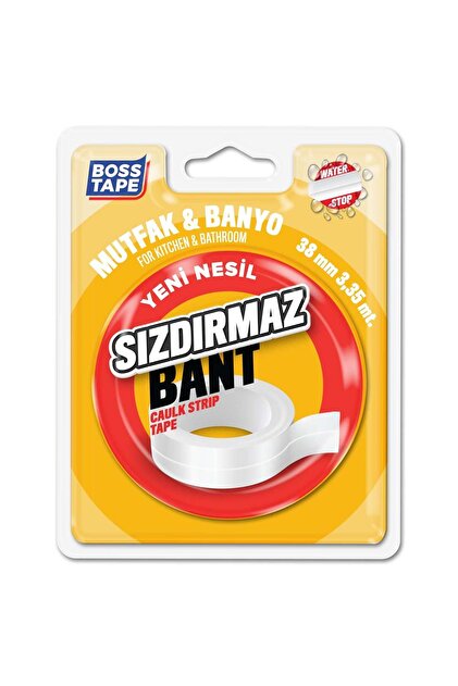Boss Tape Duşakabin Mutfak Lavabo Sızdırmaz Bant Su Geçirmez Kenar
