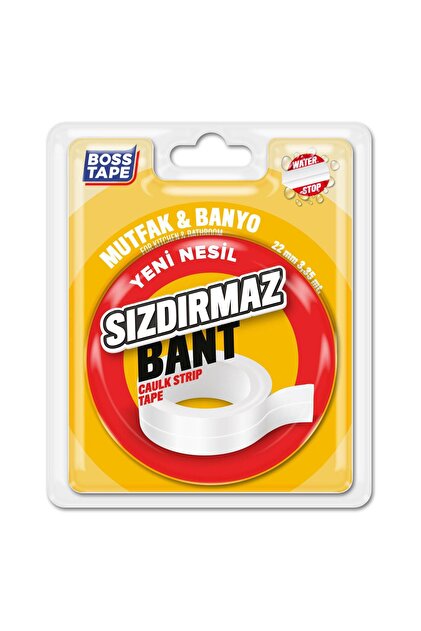 Boss Tape Duşakabin Mutfak Lavabo Sızdırmaz Bant Su Geçirmez Kenar