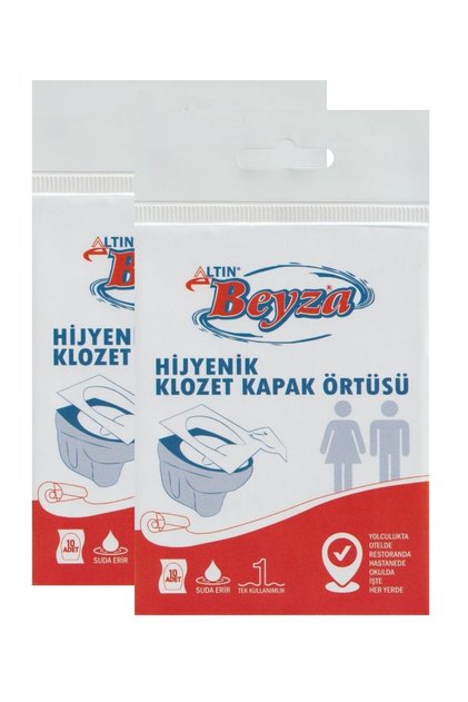 2x10'lu Hijyenik Klozet Kapak Örtüsü Cep Tipi
