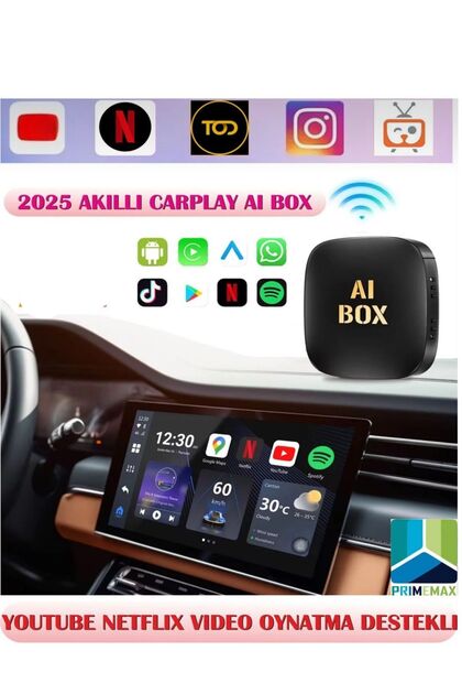 carplay Akıllı Multimedya Kutusu 32gb Android Kablosuz Ai Box