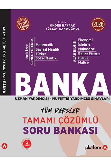 PLATFORMA UZMAN & MÜFETTİŞ YARD. - TÜM DERSLER TAMAMI ÇÖZÜMLÜ SORU