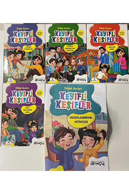 drk çocuk yayınları DİKKAT AVCILARI KEYİFLİ KEŞİFLER 10 LU KİTAP