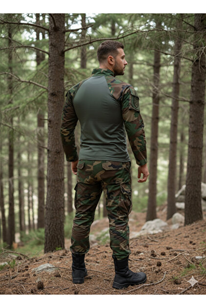 Flaş Askeri Malzeme WOODLAND COMBAT OPERASYON T-SHİRT - Fiyatı