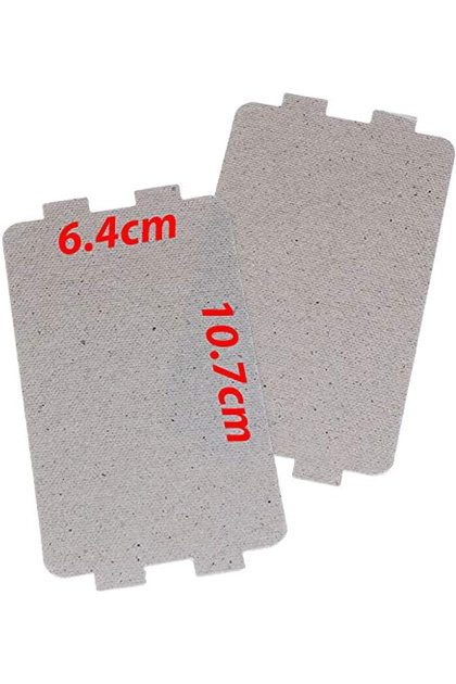 Microwave Waveguide MICA Cover Plate Pre-cut 10.7x6.4cm Pack of 2