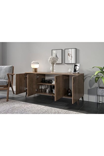 KZNMOB HOME Çok Amaçlı Mdf Konsol Dolap -18mm Mdf - Fiyatı, Yorumları