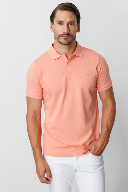 Erkek Yavruağzı Standart Polo Yaka Tişört