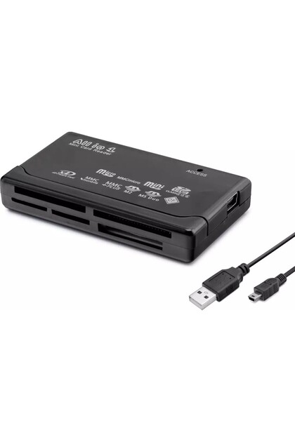 HT-09A All In One Usb 2.0 Reader & Writer – Sd - Microsd – Cf - Ms/ms Pro / Ms Duo Kart Okuyucu