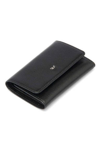 Black Genuine Leather Unisex Keychain - S1An00000066-A97