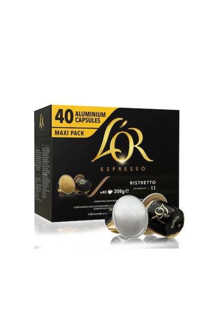 Кафе капсули Ristretto, 40 алуминиеви капсули, интензивно, 200 г