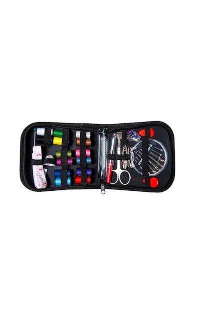Trusă de cusut - ace, degetare colorate, foarfece și accesorii, 70 de piese