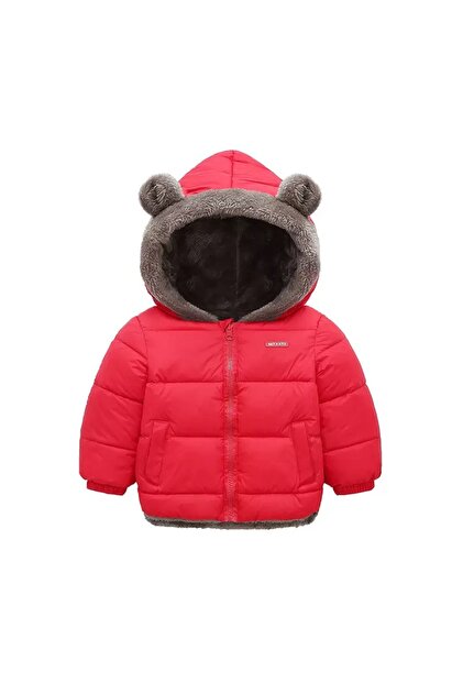 Girls Boys Children Winter Thick Cute Plush Coat