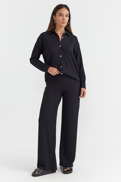 Women's Textured Pants