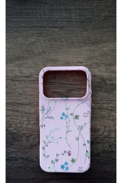 iPhone 17 Pro Max Wraparound/Flower Printed Inside Velvet Premium Silicone Phone Case