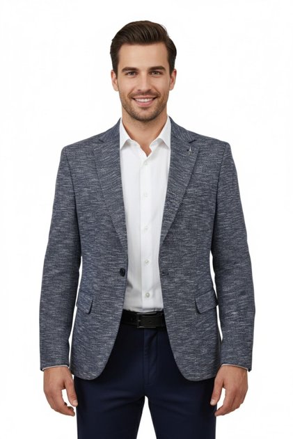 Erkek Tek Spor Ceket Çift Yırtmaçlı BGL-ST04981