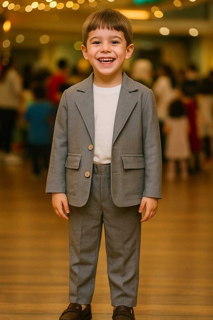 Boy's Jacket and Pants 3-Piece Set