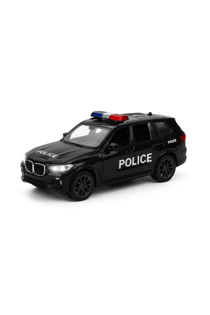 Mașină Poliție Metalică cu Lumină și Sunet, Scara 1:32