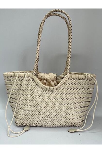 Zizo Mama Genuine Leather Hand Woven Bag