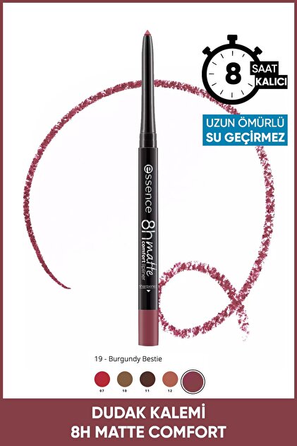 EMBLAN ESSENCE エムブラン エッセンス （残り2本） Essence 8H Matte Comfort Dudak Kalemi No: 19 - Fiyatı, Yorumları