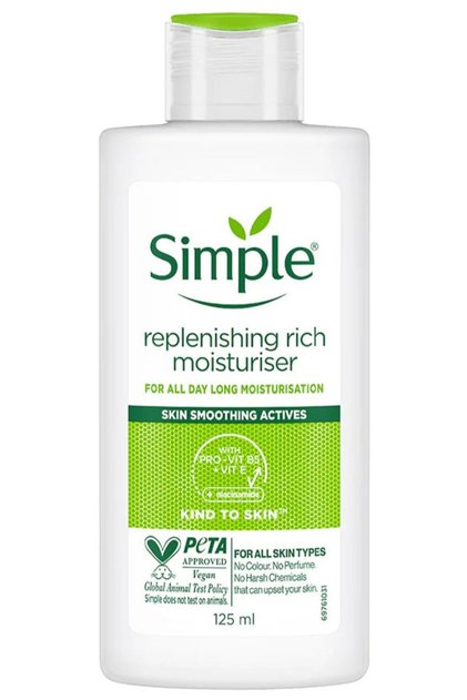 Replenishing Rich Face Moisturizer (125ml) - 24-Hour Hydration for Sensitive Skin