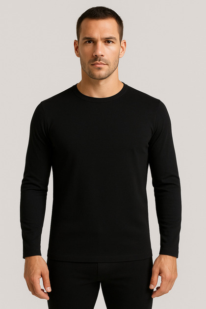 Thermal Zero Strait Long Sleeve Underwear Fanilya Top Thermal Underwear Long Sleeve Top