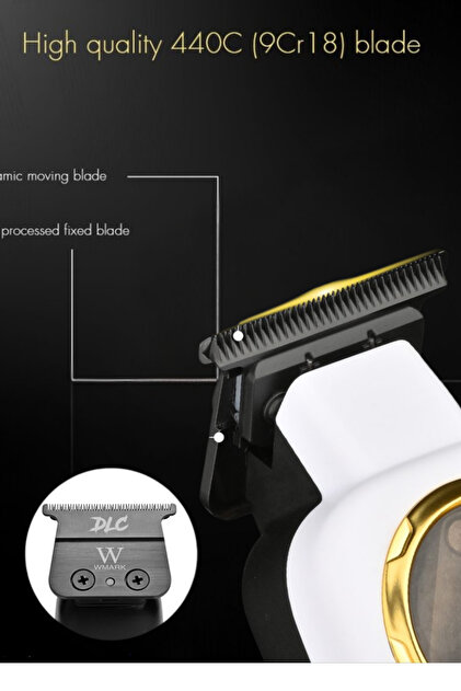 Wmark Maglev Motor Detail Trimmer (White, USB kablolu) Ense Ve