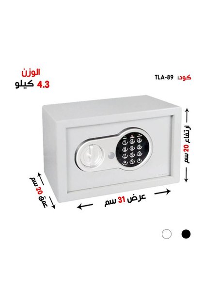 خزنة تجوري فندقية (4.3 كجم) - رمز + مفتاح