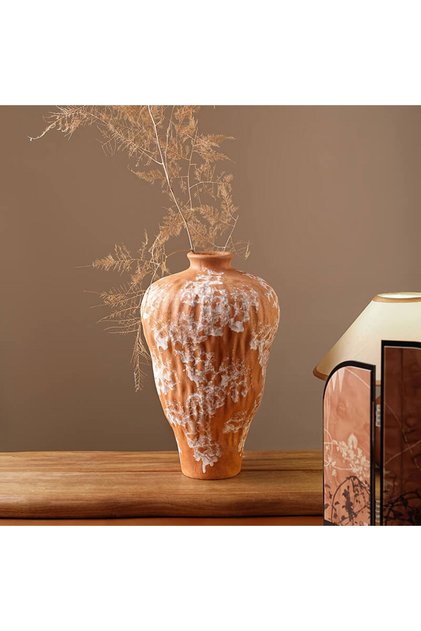 Orange Earth Vase