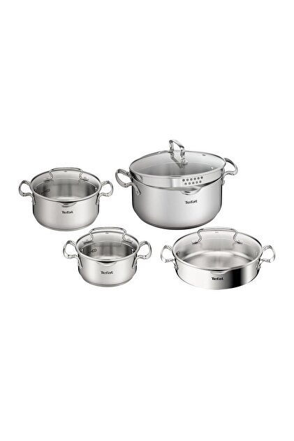 TEFAL Duetto 8 Parça Çelik Tencere Seti - Fiyatı, Yorumları