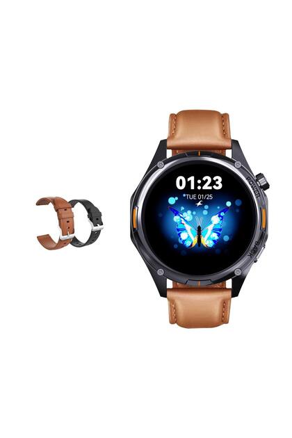 Smart Watch HD1 3D Hero 1 for Men 3D Display, Bluetooth Calls, 150+ Sports Modes, Active - BLACK