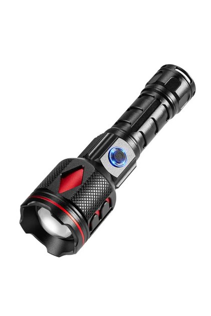 Ισχυρός φορητός φακός ROMB LASER WICK 5800 lumens και φόρτιση USB