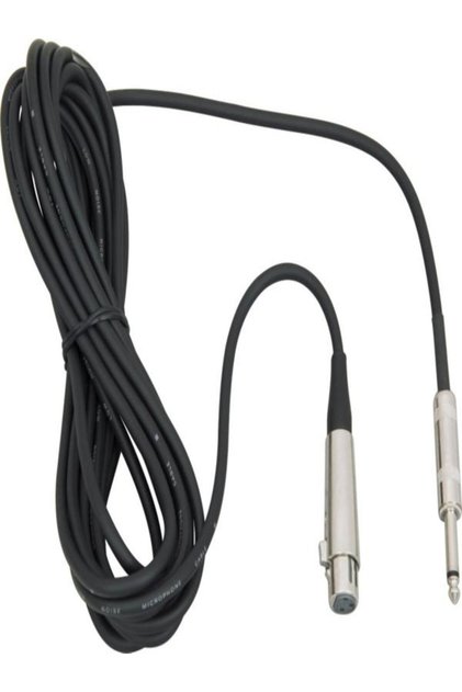 High-Quality 3m XLR to 6.3mm Microphone Audio Cable-Female to Male 3-Pin Instrument Jack