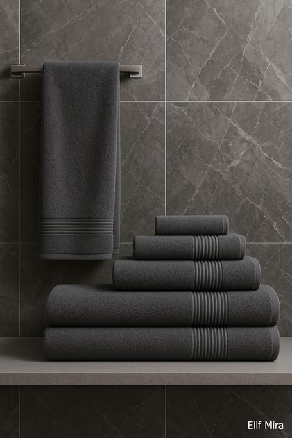 Set prosoape de baie subțiri de vară 6 piese 70x140 cm Serenio
