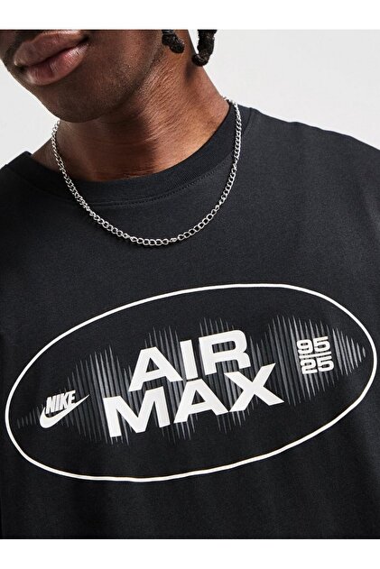 Nike Air Max SS Tee Erkek Siyah Tişört - Fiyatı, Yorumları