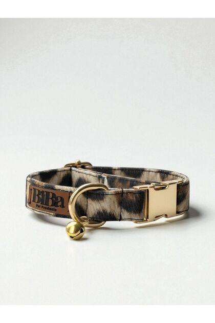 Leopard Bell Cat Collar