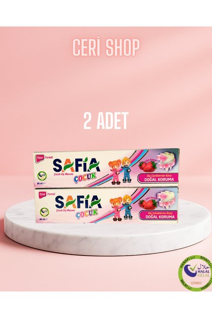 Strawberry Flavored Children's Toothpaste 60 ml 2 Pack
