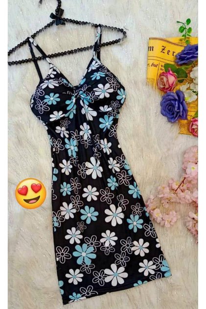 Women's Floral Patterned Strap Dress